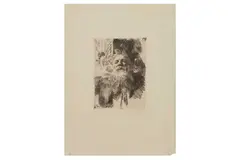 Untitled by Anders Zorn, etching, offered Oct 2022