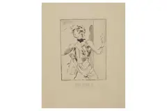 Untitled by Walter Sickert, etching, offered Oct 2022