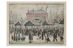 Untitled by L. S. Lowry, pencil, offered Oct 2022