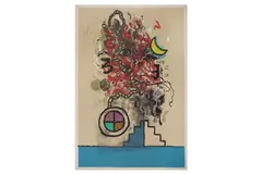 Untitled by Alan Davie, Print Suite printed by Peacock Printmakers, Aberdeen sheet, offered Oct 2022