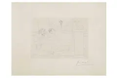 Untitled by Pablo Picasso, pencil, offered Oct 2022