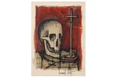Untitled by Bernard Buffet, lithograph, offered Oct 2022