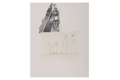 Untitled by Jim Dine, pencil, offered Oct 2022