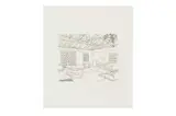 Untitled by Jonas Wood, pencil, offered Oct 2022