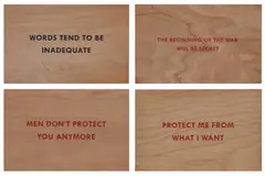 Untitled by Jenny Holzer, screenprint on board, offered Oct 2022