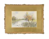 A brief rest by George Parsons Norman, Watercolour and ink, sold Aug 2020