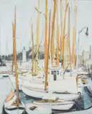 Untitled by Michel Dureuil, Oil on canvas, sold Aug 2020