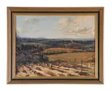 Weald of Kent Oil on canvas Signed lower left 36 x 46cm (14 x 18 in.) Condition Report: Good if a little dirtyCondition Report Disclaimer by Alfonso Toft, Oil on canvas, sold Jul 2020