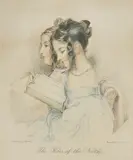 The sisters: Mrs Stourbridge and Mrs Wilmot-Bormley by George Hayter, Watercolour, sold Jul 2020