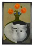 For Atelier Les Archanges by Gilbert Valentin, oil, offered Jul 2020