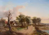 The Hunting PartyOil on canvas Signed and dated 58 lower right 53 x 73cm (20¾ x 28½ in.)Condition Report: This work has been relined by Joseph Thors, oil, sold Jun 2020