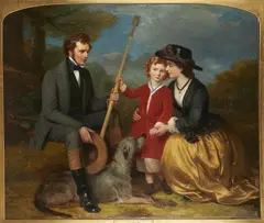 Portrait of The Morland Family by Eden Upton Eddis, oil, sold Jun 2020