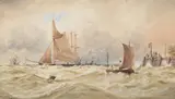 On the MedwayWatercolour Bears signature, title and date 1875 lower left 30 x 52.5cm (11¾ x 20½ in.) by Thomas Bush Hardy, watercolor, sold Jun 2020