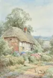 Near Eversholt, BedfordshireWatercolour Signed lower left 52 x 35cm (20¼ x 13¾ in.) by Henry John Sylvester Stannard, watercolor, offered Jun 2020