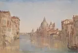 Venetian Canal scene with Santa Maria della SaluteWatercolourSigned and dated 1863 lower right22.5 x 32.5cm (8¾ x 12¾ in.) by S. G. Tovey, 1863, watercolor, sold Jun 2020