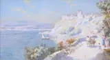 Castello del Pizzo by Charles Rowbotham, 1909, watercolor, sold Jun 2020