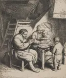Das Tischgebet by Adriaen van Ostade, Etching, offered Jun 2020