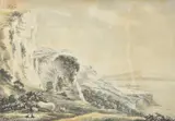 Seven Rock Point and Pinhay Bay by Anthony Devis, Watercolour and black chalk, offered Jun 2020