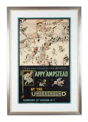 Appy 'Ampstead by the Underground by Tony Sarg, Lithograph in colours, sold May 2020