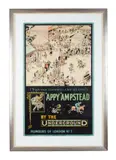 Appy 'Ampstead by the Underground by Tony Sarg, Lithograph in colours, sold May 2020