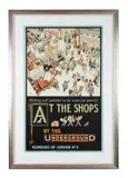 At the shops by Tony Sarg, Lithograph in colours, sold May 2020