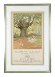 Burnham Beeches by Motor Bus by Fred Pegram, Lithograph in colours, offered May 2020