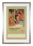Burnham Beeches by Motor Bus by Walter Spradbery, Lithograph in colours, sold May 2020