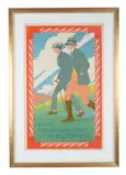 Walkers by C. R. W. Nevinson, Lithograph in colours, sold May 2020