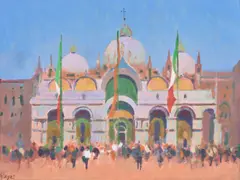 Untitled by Colin Hatrue, Oil on canvas, sold Mar 2020