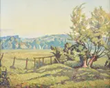 Hedsor Oil on canvas Signed lower right 40 x 51cm (15½ x 20 in.) by Walter James Steggles, Oil on canvas, sold Mar 2020