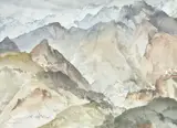Mountain Landscape by William Russell Flint, Watercolour, offered Mar 2020