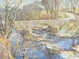 Old Bridge of Tongland by Charles Oppenheimer, Watercolour, sold Mar 2020