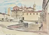 Citta di Castello by Paul Ayshford Methuen, Watercolour, sold Mar 2020