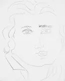 Tete de jeune fille aux sourcils rectangulaires by Henri Matisse, Etching, offered Mar 2020