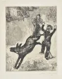 Ane et le chien by Marc Chagall, Etching, sold Mar 2020