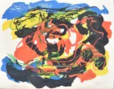 Untitled by Karel Appel, Lithograph printed in colours, sold Mar 2020
