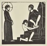 A collection of 22 wood engravings of religious subjects by Eric Gill, print (other), offered Mar 2020