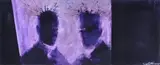 Purple Shadow Head by Richard Hambleton, 2014, giclée print on Dibond, offered Mar 2020