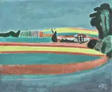 Mollien by Henryk Hayden, Gouache, sold Mar 2020