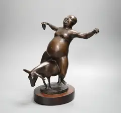 Untitled by Olivia Musgrave, bronze, sold Dec 2021