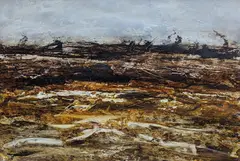 Trassey (Series 3) by Mark Francis, oil on paper, sold Nov 2021