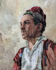 Portrait of a gentleman by James Le Jeune Rha, oil on canvas, sold Nov 2021