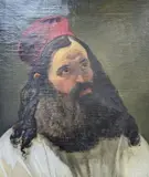 An Armenian Gentleman, inscribed on the stretcher and dated 1845, 58 x 50cm by Niels Simonson, 1845, oil on canvas, sold Nov 2021