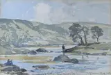 George by Lamorna Birch, 1948, watercolour, sold Nov 2021