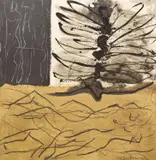 Untitled by Kjeld Ulrich, oil on canvas, sold Nov 2021