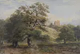In the grounds of a Maroc House, 37 x 54cm by David Cox Jnr., watercolour, sold Nov 2021