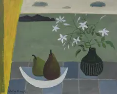 Jasmine Flowers by Biddy Picard, oil on board, sold Nov 2021