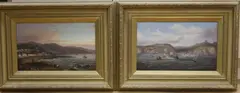 Views of Scarborough by Millson Hunt, 1886, oil, sold Nov 2021