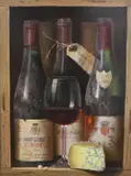 Nuits St Georges, Clos de la Roche by Raymond Campbell, oil on board, sold Nov 2021