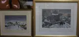 The Old Corn Mill, Mayfield Road by George Cunningham, watercolor, sold Nov 2021
